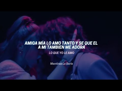 Amiga Mía, Ese Hombre No Se Toca - Regina Blandón, Belinda (Lyric Video)
