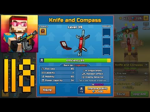 Pixel Gun 3D - Gameplay Walkthrough Part 118 - Knife and Compass (New Battle Pass)