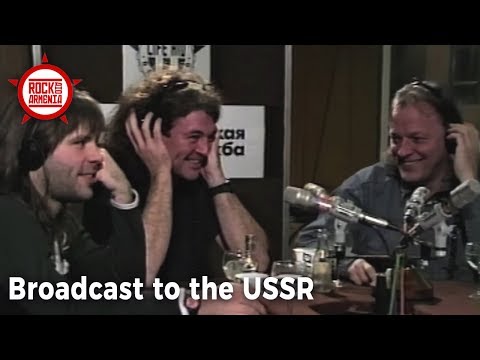 David Gilmour, Ian Gillan & Bruce Dickinson Broadcast to the USSR