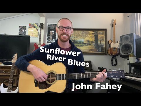 John Fahey - Sunflower River Blues | Guitar Lesson - All Sections