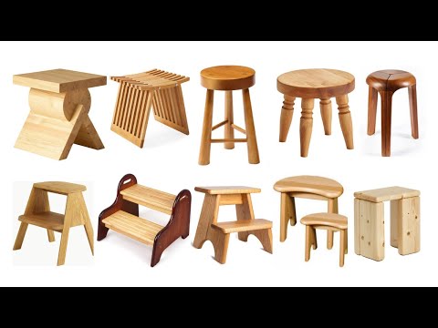Best Wooden Stool Designs | Handmade Step Stools & DIY Wood Projects. #scrapwoodprojects