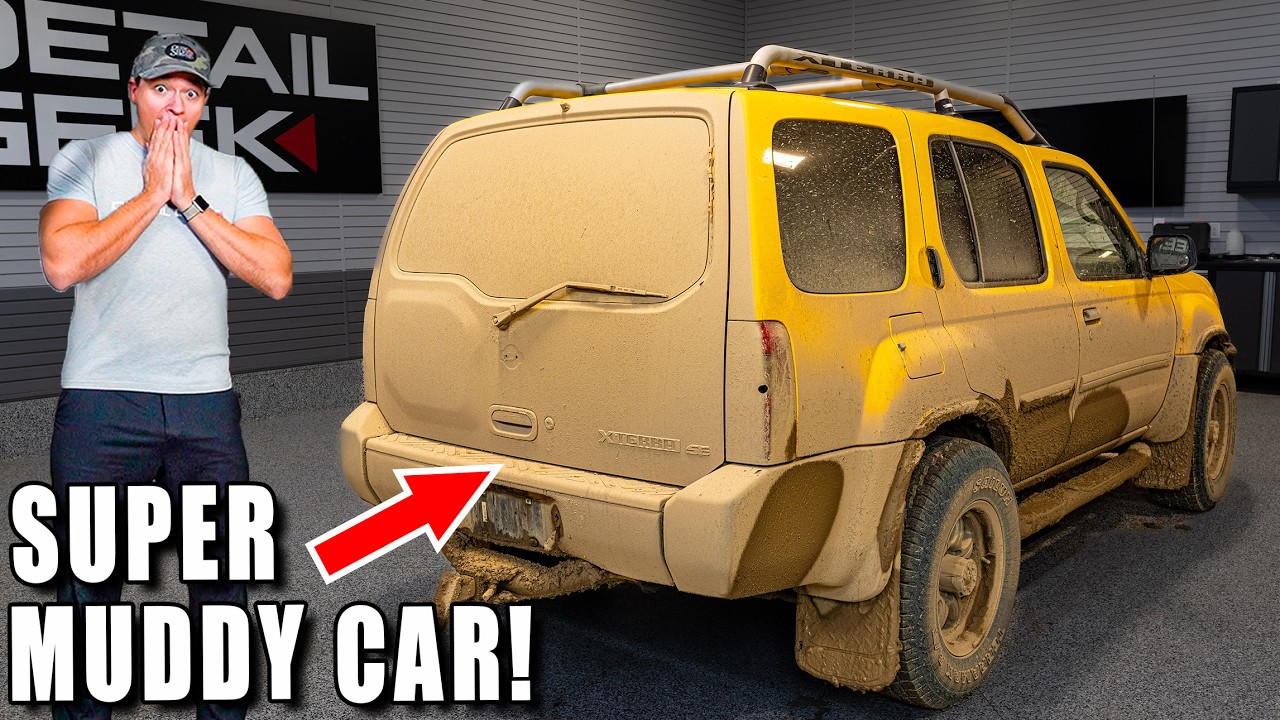 Cleaning an Electrician's DISASTER "Work" Car?!