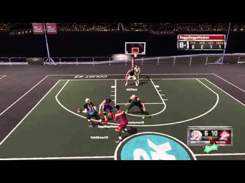 NBA 2K15 My park! 3v3 gameplay!