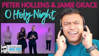 O HOLY NIGHT with Peter Hollens &amp; Jamie Grace | Drive Thru REACTION vids with Bruddah Sam
