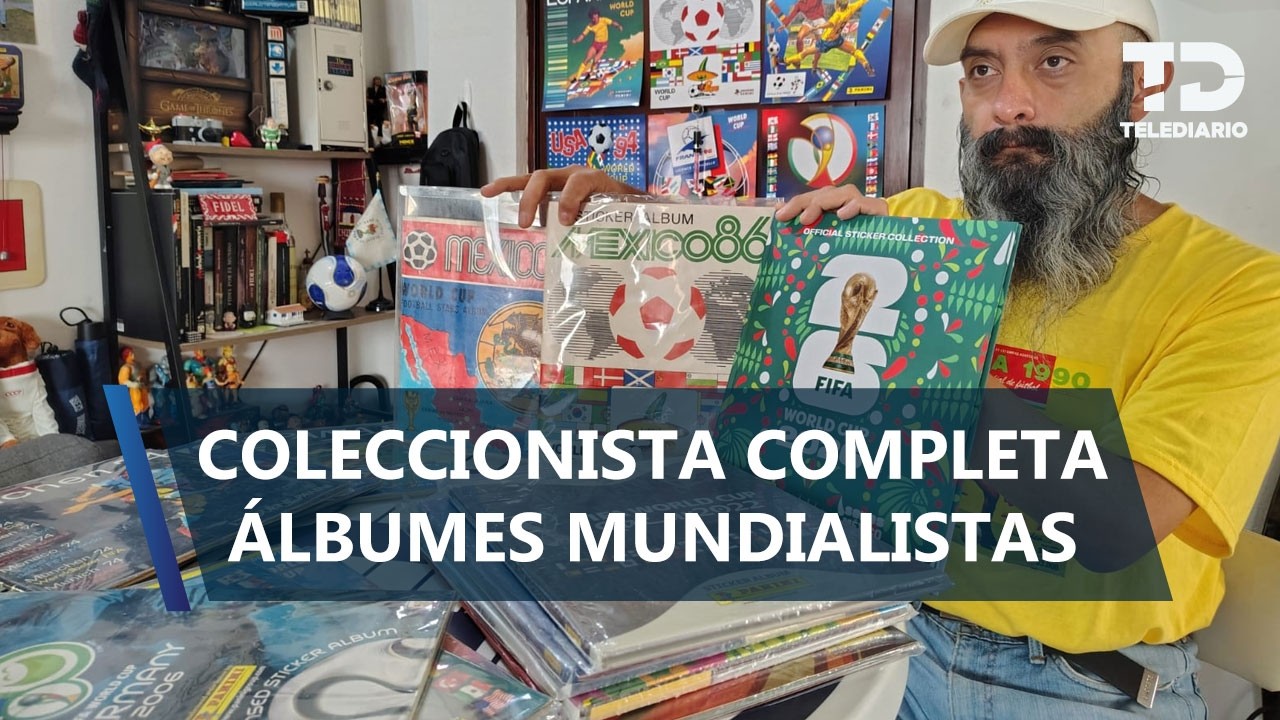 Un álbum, un sueño: así nació la colección mundialista de Israel Bretón