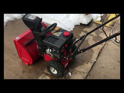 22" Yardmachines Snow blower Carburetor Clean