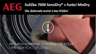 Sušička AEG SENSIDRY® s MixDry