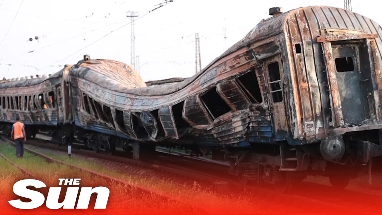Míssil russo 'mata 25' na estação ferroviária de Chaplyne, na Ucrânia