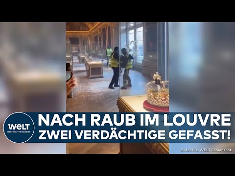 PARIS: Nach Diebstahl im Louvre! Festnahme! Polizei fasst zwei Verdächtige wegen Kunstraub