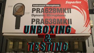 Video thumbnail for SUPERLUX PRA628 MK2 : UNBOXING AND TESTING by Ari Balzar
