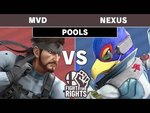 Fight for Rights West Coast - TG | MVD (Snake) Vs Nexus (Falco) Winners Pools - Smash Ultimate