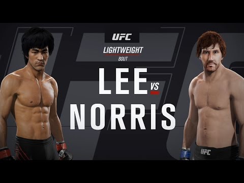 EA Sports UFC 2 - BRUCE LEE vs CHUCK NORRIS | Gameplay (HD) [1080p60FPS]