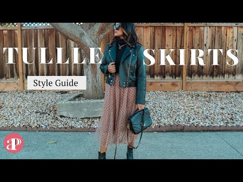 What to Wear with Tulle Skirts - How to Style Them for...