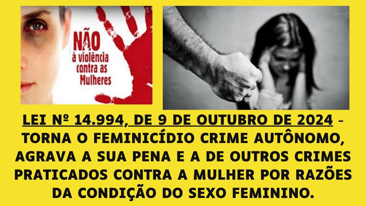 LEI Nº 14.994, DE 9 DE OUTUBRO DE 2024