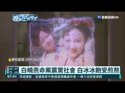 【歷史上的今天】白曉燕命案震驚社會 白冰冰飽受煎熬