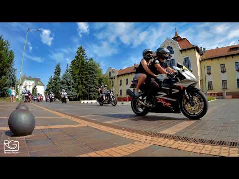 Motoros felvonulás Csongrádon 2017.