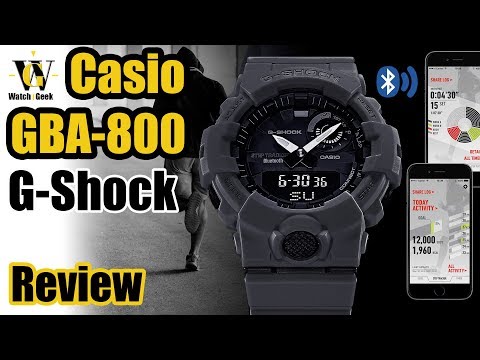 GBA-800 G-Shock review - G-Squad Bluetooth enabled Step tracker