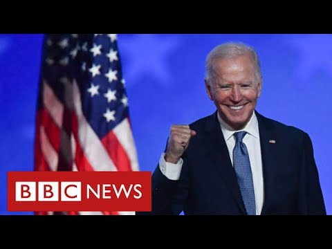 美國大選，喬-拜登 "勝券在握"，接近勝券在握 - BBC新聞喬-拜登 "對勝利充滿信心"，他接近勝出 - BBC News (US Election: Joe Biden “confident of victory” as he nears winning post - BBC News)
