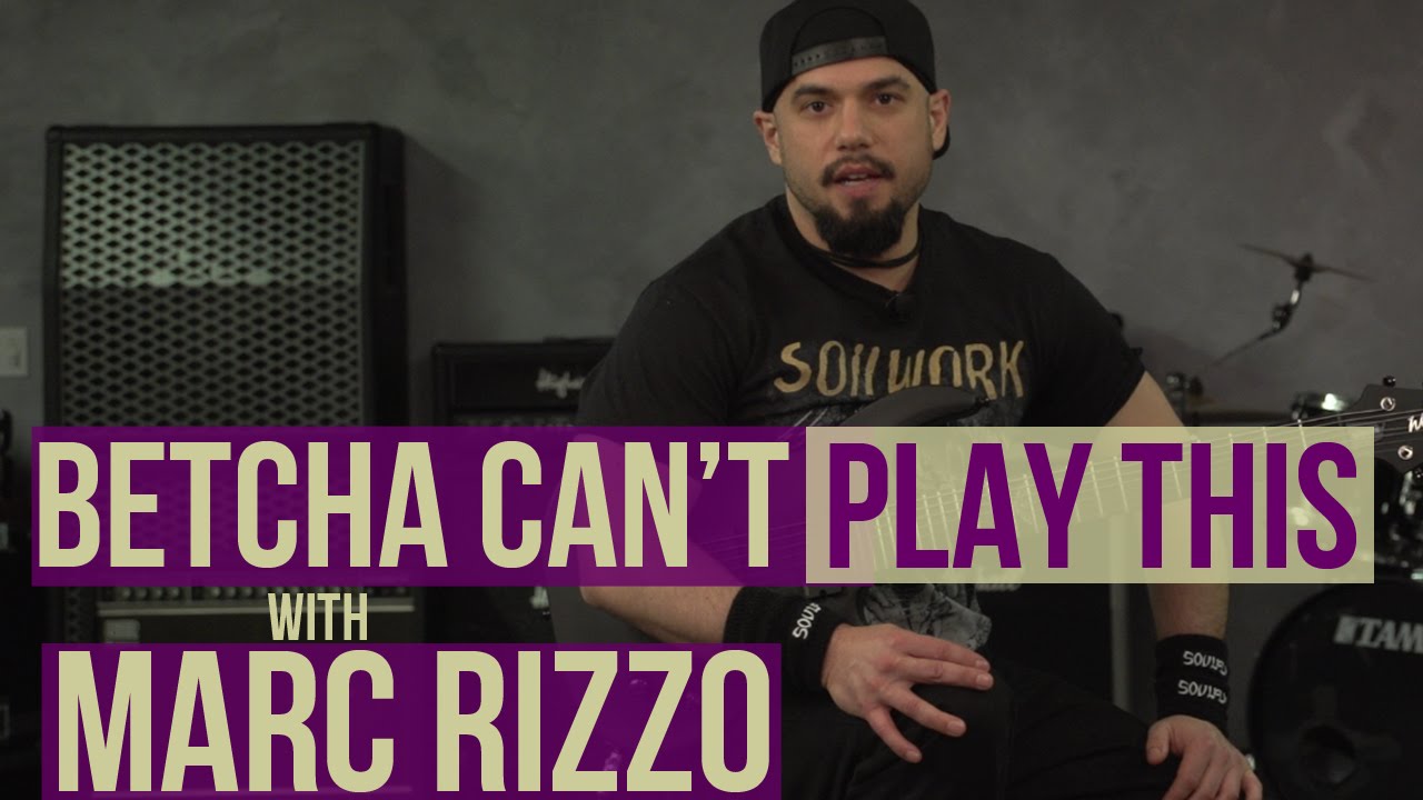 Betcha Can't Play This - Marc Rizzo Synth/Video Game Lick - YouTube
