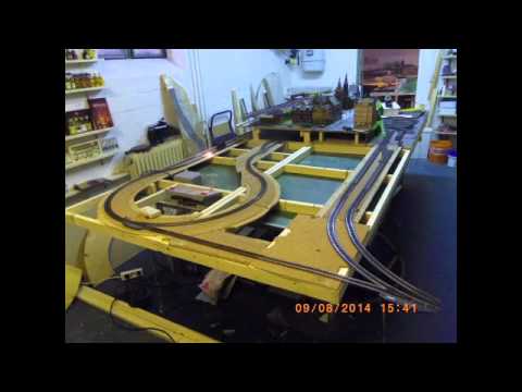 Abriss und Neuaufbau einer HO Modell-Eisenbahn-Anlage