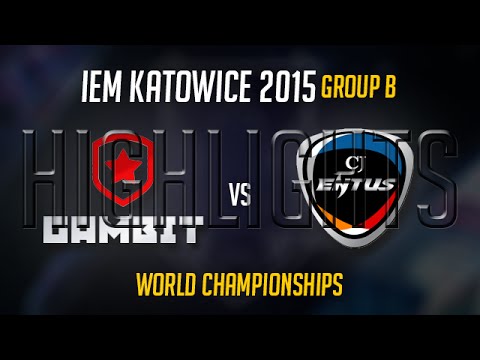 Gambit Gaming vs CJ Entus Highlights - IEM World Championship S5 2015 - GMB vs CJE