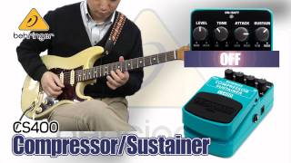 Video thumbnail for BEHRINGER: ギターコンプレッサー/サスティナー CS400 サウンドバリエーション by サウンドハウス