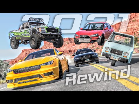 Youtube Rewind 2021 Potrayed by BeamNG.Drive