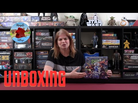 Smash Up Disney Edition Board Game Unboxing