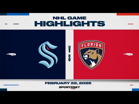 NHL Highlights | Kraken vs. Panthers - February 22, 2025