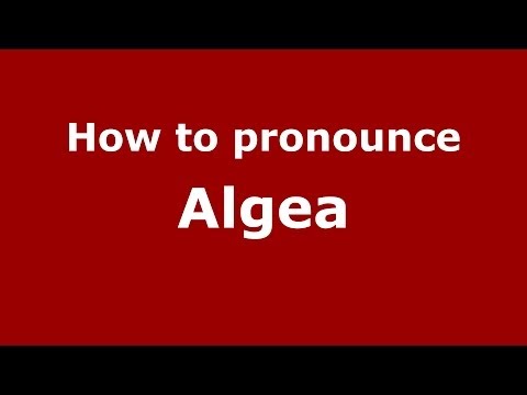 How to pronounce Algea (Greek/Greece) - PronounceNames.com