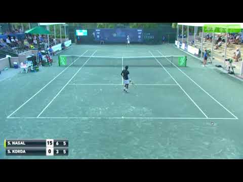 Sumit Nagal vs Sebastian Korda - ATP Savannah Challenger R3 Highlights