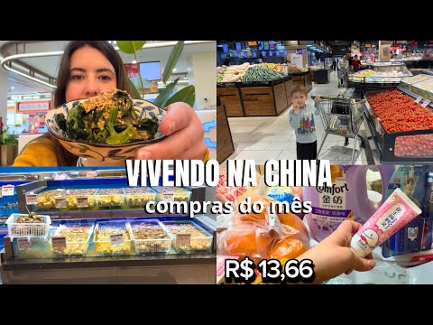 A day in my life in China: I went shopping for the month (I revealed how much I spent).