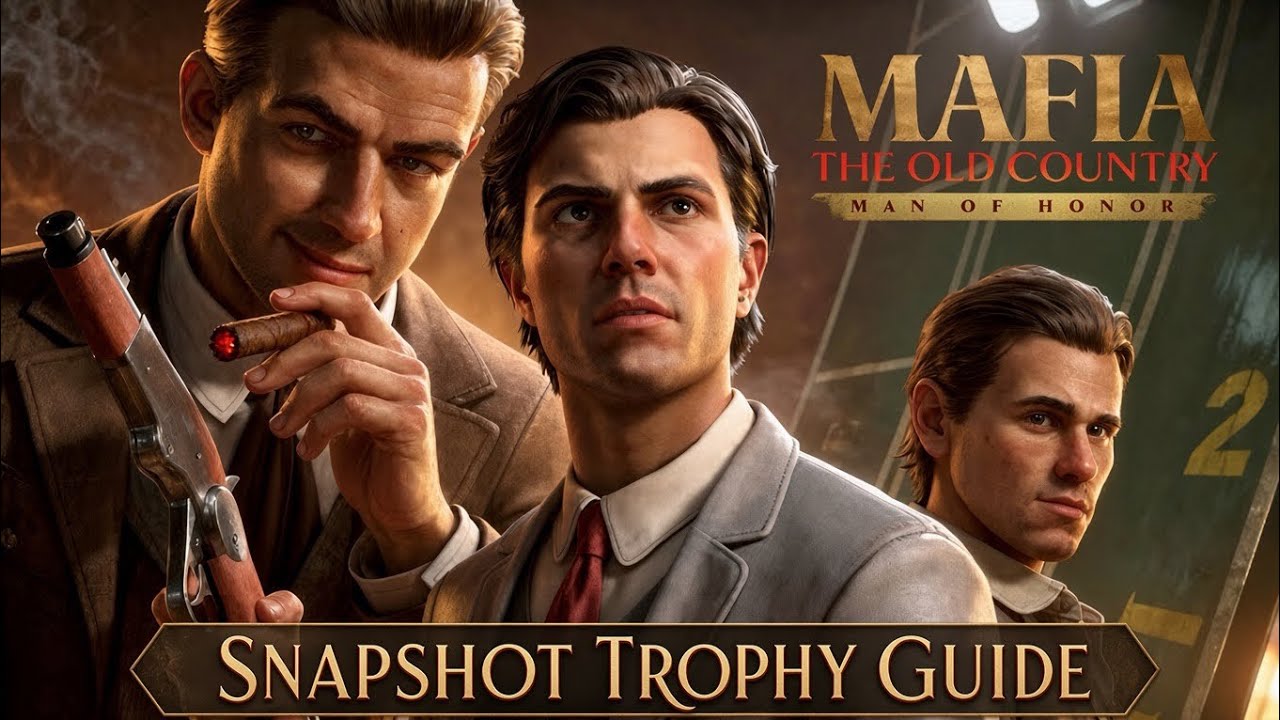 Mafia Old Country | Man of Honor DLC | Snapshot Trophy Guide