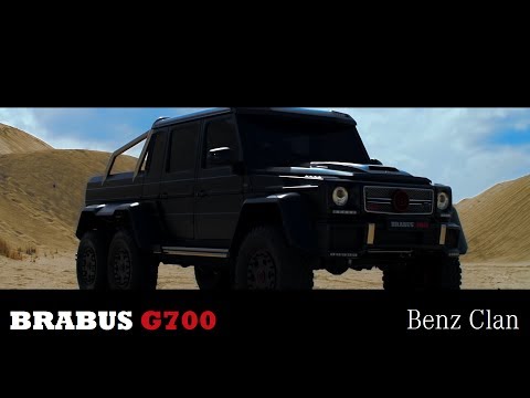 BRABUS G700 6X6 - brutal power in the sand 🔝🔆