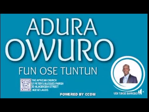 OLUWA SO ERO OTA MI DI ASAN - 31ST MAY 2021 - MINISTERING: VEN TUNDE BAMIGBOYE