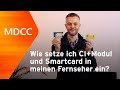 MDCC Wie Setze Ich CI Modul Und Smartcard In Den Fernseher Ein