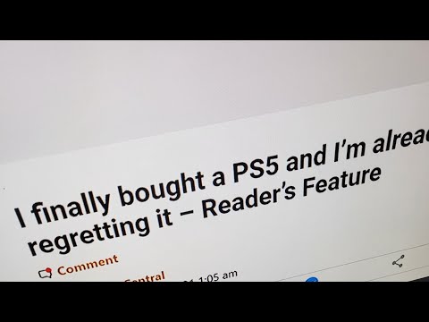People regretting buying a PS5