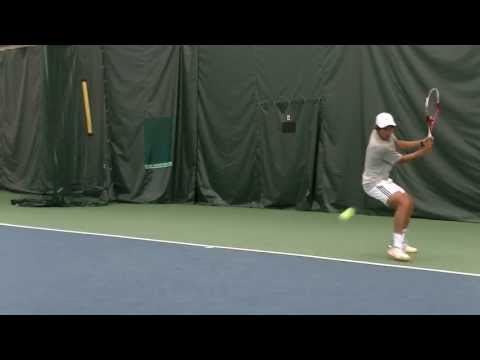 Christopher Fletcher College Tennis 2014 - Forehand/Backhand
