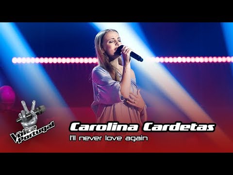 Carolina Cardetas – I’ll never love again | Blind Audition | The Voice Portugal