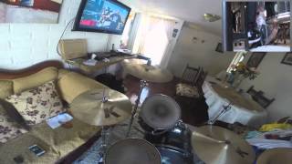 Lagwagon - After You My Friend (drum cover)  Go Pro View