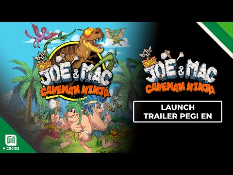 New Joe & Mac: Caveman Ninja | Launch Trailer PEGI EN | Mr. Nutz Studio & Microids thumbnail