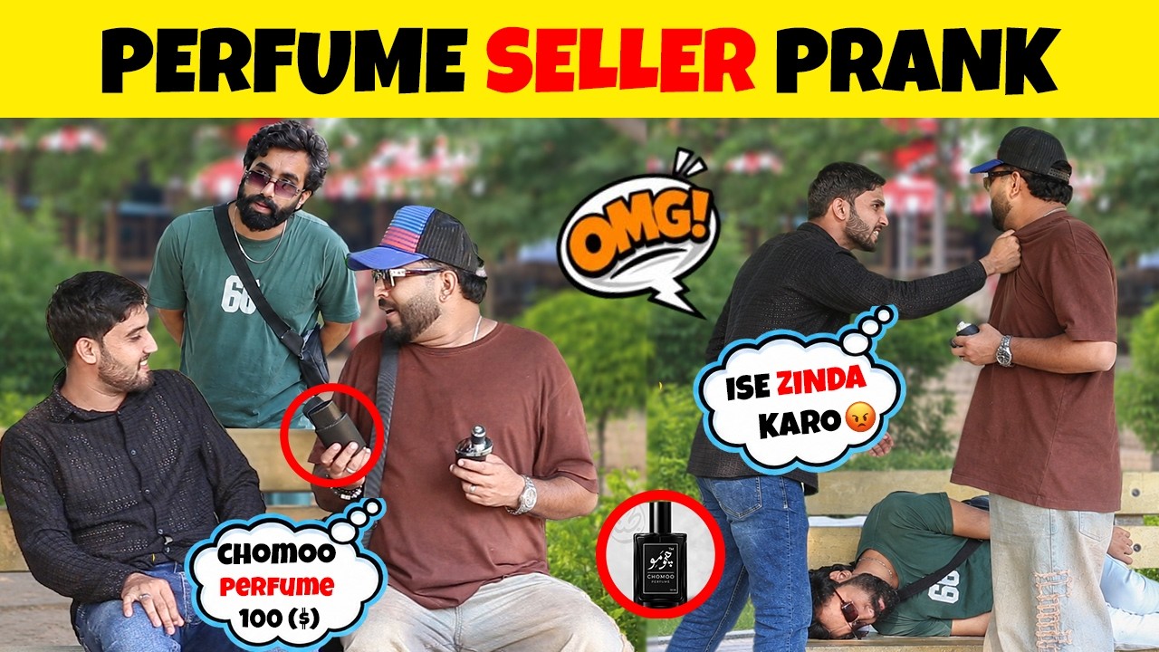 Chomo Perfume Seller Prank 😂| FUNNIEST REACTIONS  | by Sharik Shah & Iqbal Malik