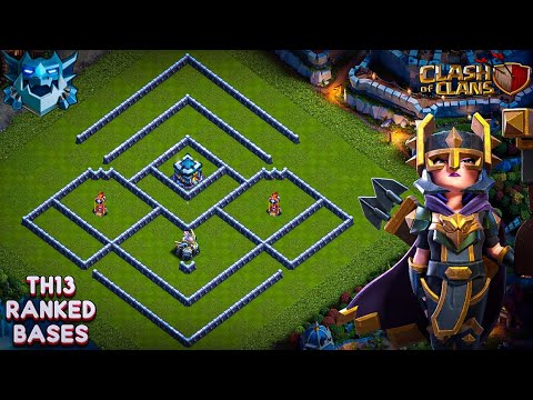 STRONG! Top 3 Town Hall 13 (Th13) Ranked Battle Bases + Copy Link | Th13 Trophy Base 2025 | Coc