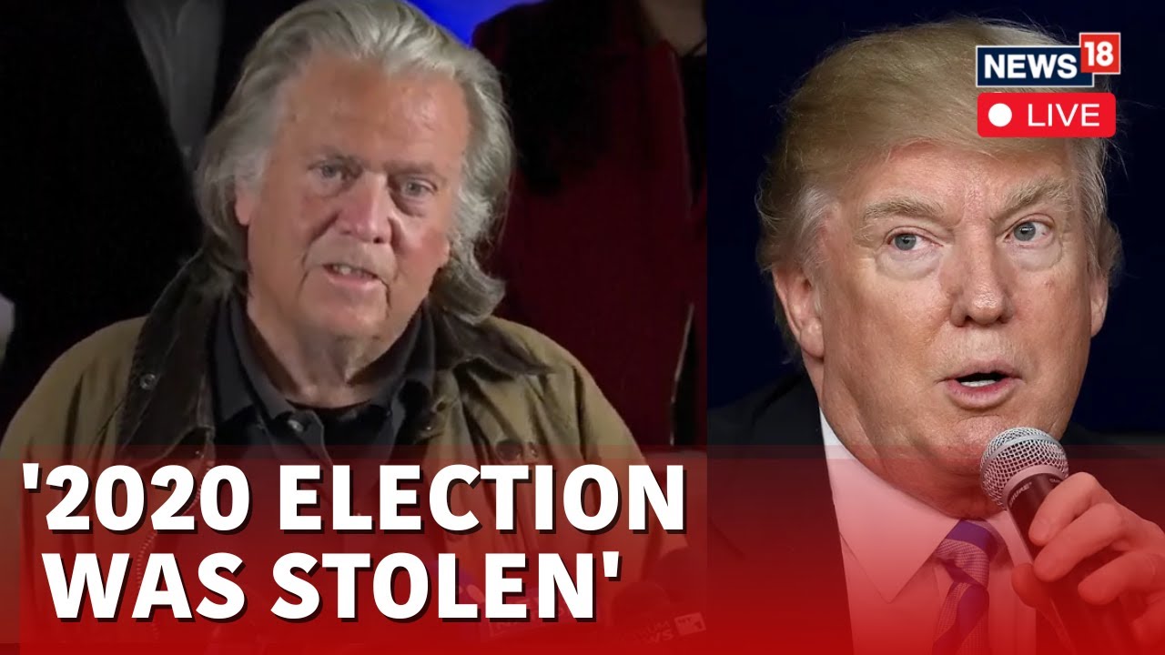 LIVE | Trump Ally Steve Bannon Addresses Media After Being Released From Prison | N18G | News18 Live