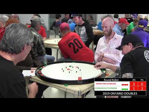 2019 Ontario Doubles Crokinole Championship - Conrad/Hutchinson v Miltenburg/Henry