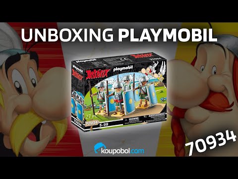 Vidéo PLAYMOBIL Astérix 70934 : Astérix : Les légionnaires romains