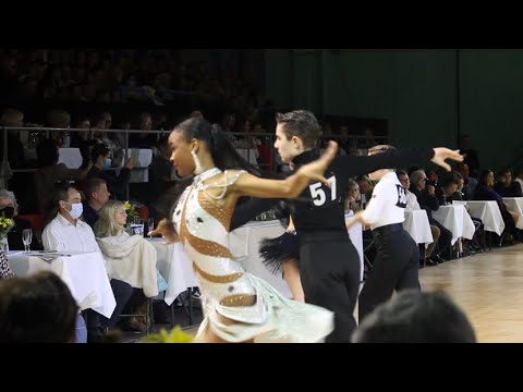 Mica PETIT & Dayana DESVENNES - Open Jeunes Latine Maisons-Laffitte 2022, ChaChaCha