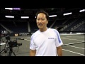 Tennis Legend Michael Chang Gives A Salute To The Troops