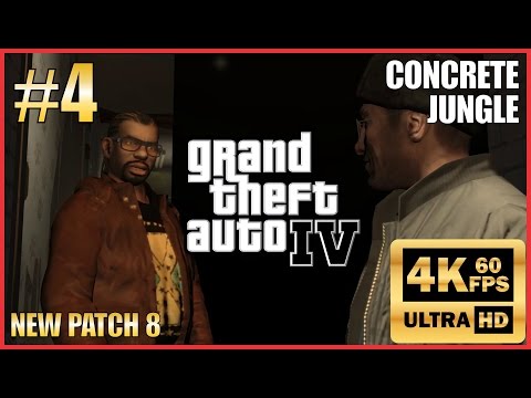 GRAND THEFT AUTO IV 4K 60fps Walkthrough Part 4 "Ivan the Not So Terrible, Concrete Jungle"