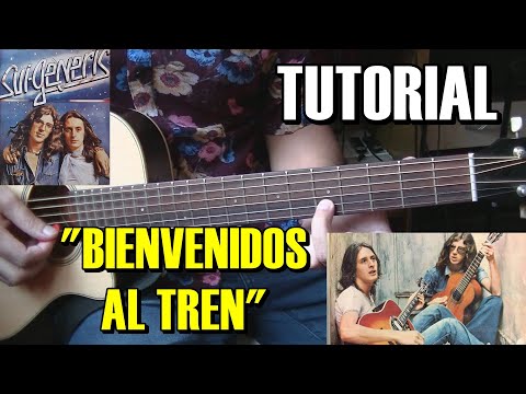 COMO TOCAR "Bienvenidos al tren" de Sui Generis | Tutorial guitarra acústica/criolla acordes rasgueo